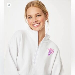 Roller rabbit quarter zip